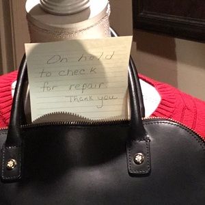 NOT FOR SALE.  Brooks Brothers 346 black satchel